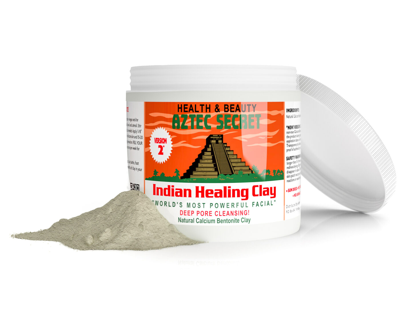 krysantemum Gennemvæd naturpark Aztec Secret Health & Beauty: Aztec Secret Indian Healing Clay