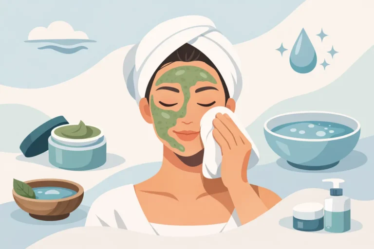 How to Remove Clay Mask Gently