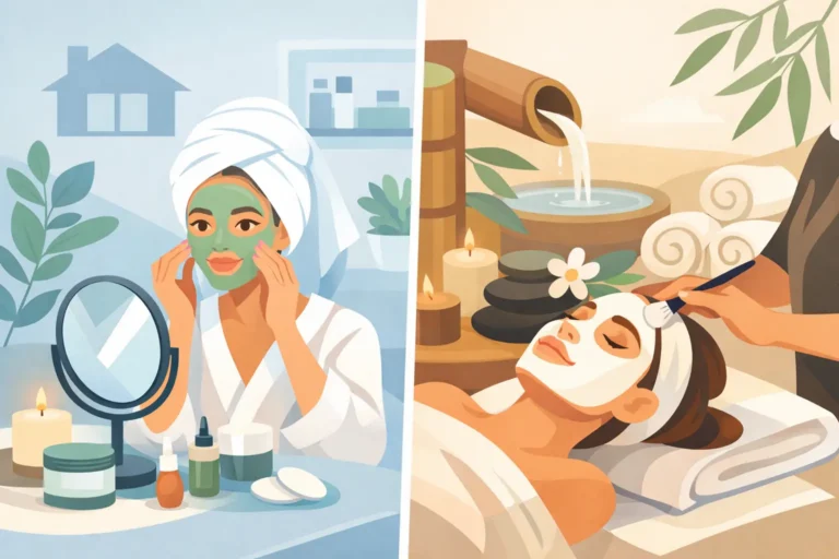 At-Home Facial vs. Spa Facial: What Each One Does Best