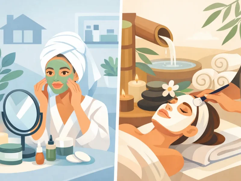 At Home Facial vs Spa: Which Gives You More?